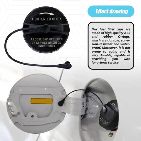 Dodge Ram Gas Cap Replacement For 1500 2500 3500 Charger Challenger Direct Fit Easy Install Durable with tether