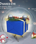 3D Holographic LED Fan Advertising Display With Image Projection Night Light For Home Nursery Shop And Bar Customizable
