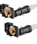 SnapLock Scope Camera Adapter For Smartphone Mount attached to smartphone displaying deer image for precision shots