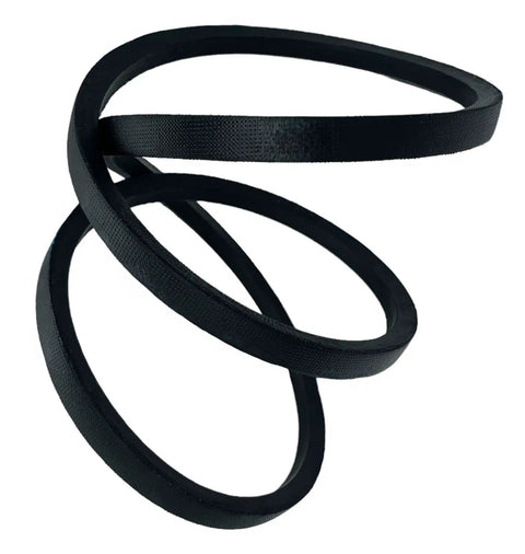 Beefy Wrapped Industrial Belt For Rolair Air Compressor Replacement 4090HK17 6590HK18 High Torque Performance Built To Last With Abrasion Resistant Fabric Wrap For Longevity And Quiet Efficient Operation, black wrapped belt