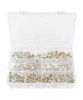 Top Tier 240 Piece Copper Tube Wire Ring Crimp Terminals And Lug Battery Welding Electrical Connectors Kit For Super Smooth Car Installations And Serious DIY Projects. in clear plastic organizer