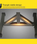 Triangle stable base of All-In-One Squat Rack For Home Gym Heavy-Duty Steel Weightlifting Stand With Adjustable Bench Press