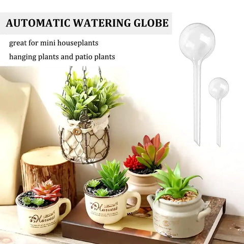 Clear Plant Watering Globes Set Of 10