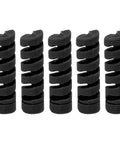 High Performance Bike Cable Sleeve Kit With Rubber Housing Covers For 4 To 5mm Lines Plus Anti Friction Spiral Design Protects Road And Mountain Bikes From Wear Daily, 5 black sleeves