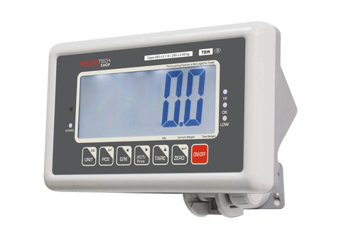 Heavy Duty Commercial Platform Scale With Lb Kg Switchable Dial, Ntep Legal For Trade, 500 Lb Capacity big bright LCD display.