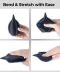 Flex TPU Filament 85A Shore ISO 10993 Tested Ultra Flexible And Tough For Footwear And Protective Gear shown bending and stretching
