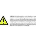 Warning label for Pro Grade Aluminum Welding Rod E4043 Stick Electrode 5/32 X 14 Inch 0.5 Lb Pack Eleven Pieces.