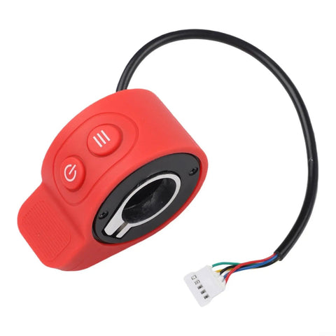 Electric Scooter Thumb Throttle Switch For HX6 Pro ABS Accelerator Controller With Five Port Wiring Durable ABS Shell For Clean Install