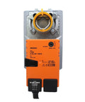 Smd230A Hvac Damper Actuator Provides Sixteen Nm Torque For Snappy Opening Control with orange motor and silver casing.