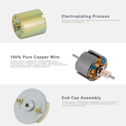 12V DC Worm Gear Motor With 100 RPM High Torque, showcasing pure copper rotor and all metal gears.