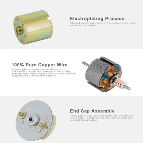 12V 65 RPM Turbo Worm Geared Motor With All Metal Gears And Copper Rotor For Beefy Torque And Long Life Durable Turbine Gearbox 6mm Shaft JSX100 370 Reduction Motor For Robotic And Industrial Projects, all-metal parts