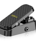 Black Dual Function Volume And Expression Gig Ready Pedal For Electric Guitar With Passive Foot Controller No Power Required