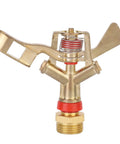 Heavy Duty Impact Sprinkler Set 2 Pack For Lawn And Garden Irrigation No Fuss Three Quarter Inch Male Thread Sprinkler Heads 25mm