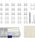 Eyeglasses And Sunglasses Repair Kit With Screws Nose Pads Magnetic Screw Assortment Precision Screwdrivers Angled Tweezers Microfiber Cleaning Cloth And Watch Repair Tools All In One Fix Kit