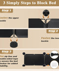 Step-by-step instructions on installing Real Deal Pet Proof Under Couch Barrier to secure loose toys.