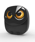 Black owl-shaped wireless plug-in receiver for alarm system, fits with wireless alarm sensors, expands to 32 zones and 35 melodies.