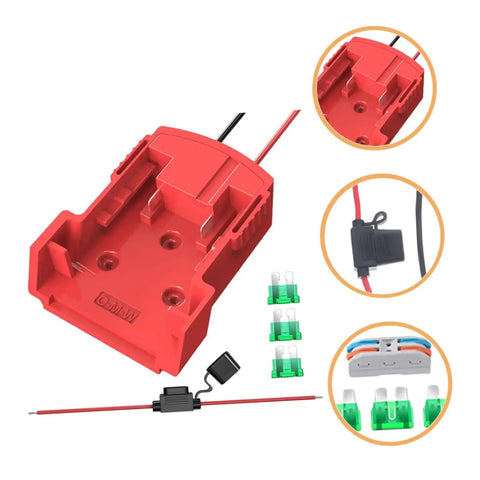 Plug And Play Lithium Battery Adapter Conversion Kit for Tools and DIY Projects Output Only Power Connector for Electric Vehicles