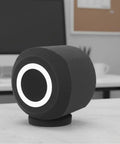 Heavy Duty Microphone Windscreen And Acoustic Foam Guard With Thick Padding To Knock Harsh Plosives Dead While The Airtight Seal Blocks Room Echo And Keeps Your Home Studio Vocal Tracks Butter Smooth, black foam design.