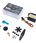Heavy Duty 35KG Digital RC Servo Motor With Slick Metal Gear Steering In Beast Mode Control On 1 10 And 1 12 Scale Cars Trucks Boats Airplanes And Robots Featuring Rustproof Aluminum Alloy Construction Knockout Torque Output and components in packaging.