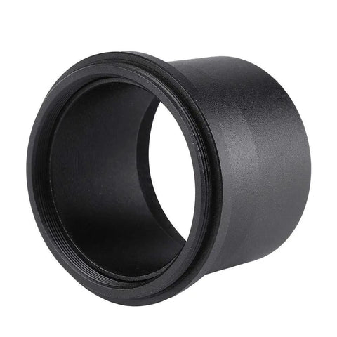 Two Inch To M48 0.75 Telescope Eyepiece Adapter Ring For Astronomical Photography Use, black metal adapter close-up