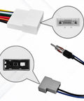 Plug And Play Car Stereo Wiring Harness Kit With Antenna Connector And Steering Wheel Control Adapter for Nissan