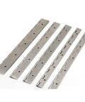 Heavy Duty Stainless Steel Piano Hinges 6 To 20 Inch Continuous Hinge For Long Cabinets And Cupboards Built Tough With Soft Close Dampers