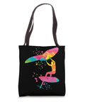 Tie Dye Wing Foil Tote Bag For Wingsurfing And Wingboarding Dope Gear Carryall For Coaches And Fans 16 By 16 Inch Durable Tote with colorful design