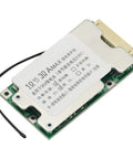 Beast Ready 36V 10S 30A Lithium Battery Protection Board With Smart Balance Balancer and Rock Solid, top view of circuit board.