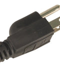 Heavy Duty Magnetic Drill Press Equipped With 13 Piece Annular Cutter Kit 1850 Watt 2 Inch Max Capacity power plug close-up with prongs.