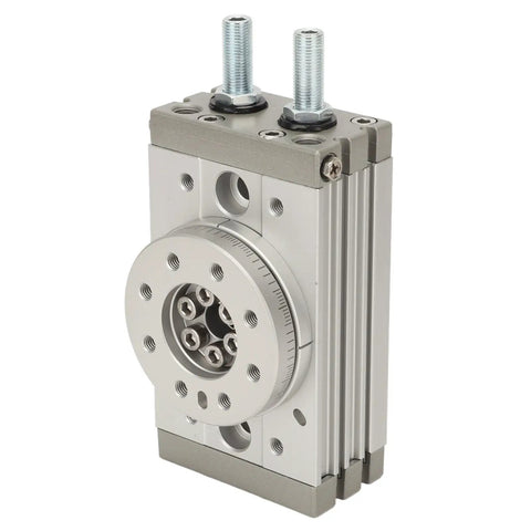 Heavy Duty Pneumatic Air Cylinder With 190 Degree Adjustable Rotating Arm Aluminum Alloy Body For Light Industry