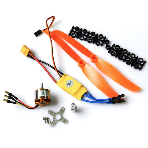 2212 2200KV Brushless Outrunner Motor 13T With 3.5mm Male Banana Bullet for RC Aircraft Quad Copter Drone DIY Build components.