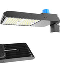Dusk To Dawn 300W LED Parking Lot Light Hella Bright 5700K 39,000 Lumens Shoebox Outdoor Fixture with Photocell