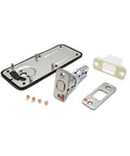 No Sweat Smart Deadbolt With Wireless Door Status Tracking And Seamless App Control For Hassle Free Keyless Entry And Rock Solid Home Security Easy As Pie To Install component parts including sensor, steel plate, and mounting hardware.