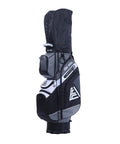 TLock Golf Cart Bag With 14 Way Top Organizer And Quiet Rattle Free Design Big Storage Pockets Rain Cover Durable Handles Grey