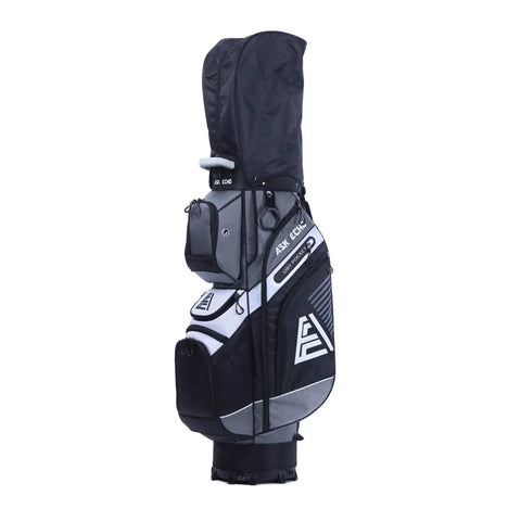 TLock Golf Cart Bag With 14 Way Top Organizer And Quiet Rattle Free Design Big Storage Pockets Rain Cover Durable Handles Grey