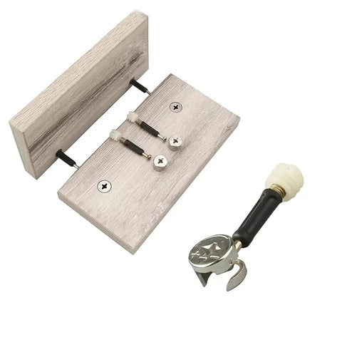 Heavy Duty Cam Locks Furniture Fasteners Kit With Lock Nuts And Fittings for wood assembly and repair demonstration.