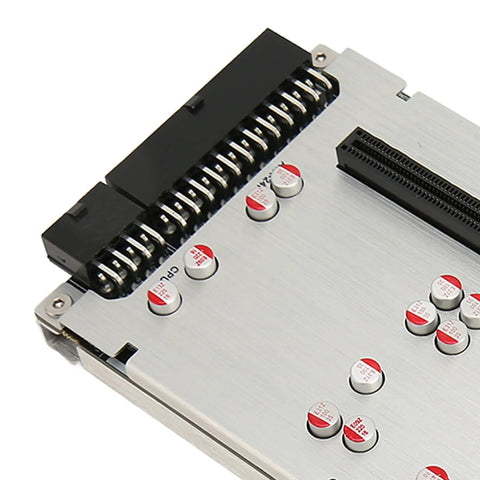 Top Shelf Rock Solid External Gpu Dock With Jhl7440 Chipset, showcasing PCB and connectors for 40Gbps data transfer in gaming setups.