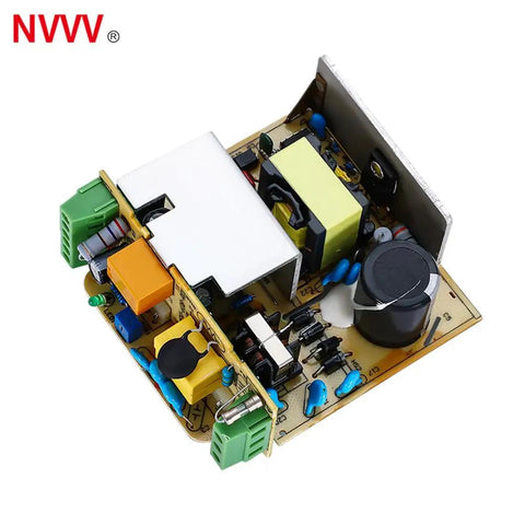 Internal components of MDR 60 24 24V DC DIN Rail Power Supply 2.5A 60W, industrial-grade blue and white enclosure visible