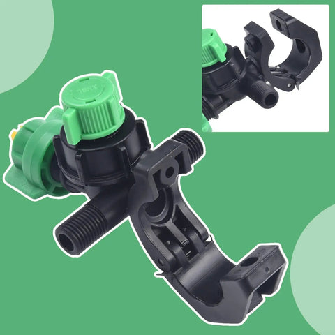 2 Pack Fan Shaped Misting Nozzles For Farm Irrigation With Wide Coverage And Adjustable Flow Ideal For Greenhouses Orchards And Field Crops