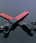 Two Pack Red Adjustable Pin Spanner Wrench For Angle Grinder Lock Nut Heavy Hitter Disc Removal Spanner with rubberized grip.