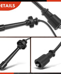 Two Ignition Coils With Two Wires For Mitsubishi Outlander 2003 Mirage 1997 2002 Lancer Eclipse Galant And Chrysler Sebring Dodge Stratus 1.8L 2.0L 2.4L Replacement Set showing connector details