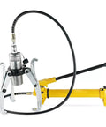 Heavy Duty Hydraulic Gear Puller Kit 5 10 15 20 30 50 Ton With 2 And 3 Jaw Bearing Puller Tool for pulley removal, close-up view.