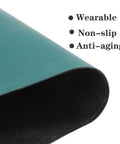 MYOYAY ESD rubber soldering mat, teal top with black underside, rolled 23.6x118 inches