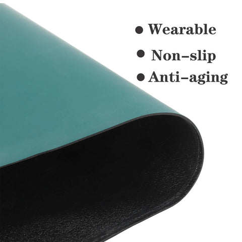 MYOYAY ESD rubber soldering mat, teal top with black underside, rolled 23.6x118 inches