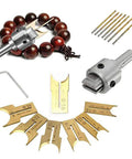 Bead Maker Drill Bit Set Pro Grade 6 To 25 Mm Carbide Ball Blade Milling Cutter Kit 24 Piece Cemented Carbide Bead Making Tools