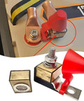 Dead Solid 60 Amp Car Marine Battery Terminal Fuses with IP66 waterproof design, showing connectors and covers.