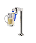 Glass Filler Faucet For Bars And Restaurants Deck Mount Chrome Drinking Water Station Pouring Into Mug