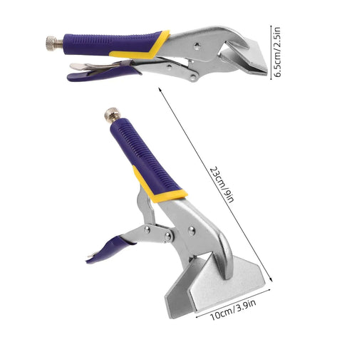 Sheet Metal Hand Seamer Pliers Built Tough Straight Jaw Metal Bending Tool With Non Slip Grippy Ergonomic Handle for HVAC jobs