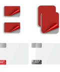 High Bond Double Sided Adhesive Pads For Dash Cam Mounts With Surface Protection Film shown with protective films removed