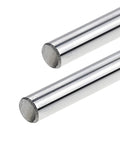 Two Pack 8mm By 450mm Linear Motion Rod Shaft Guides For 3D Printers And DIY Projects Pro Grade Stainless Steel Rods For CNC Machines And Automatic Tools With Smooth Straight Run, two stainless steel rods